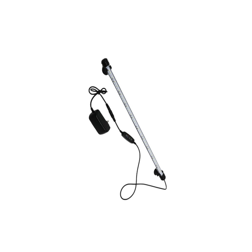 Hvid 112 Akvarie Armatur 11w Led Blå Med Sugekopper Ip67 - Ledlife Akvarie