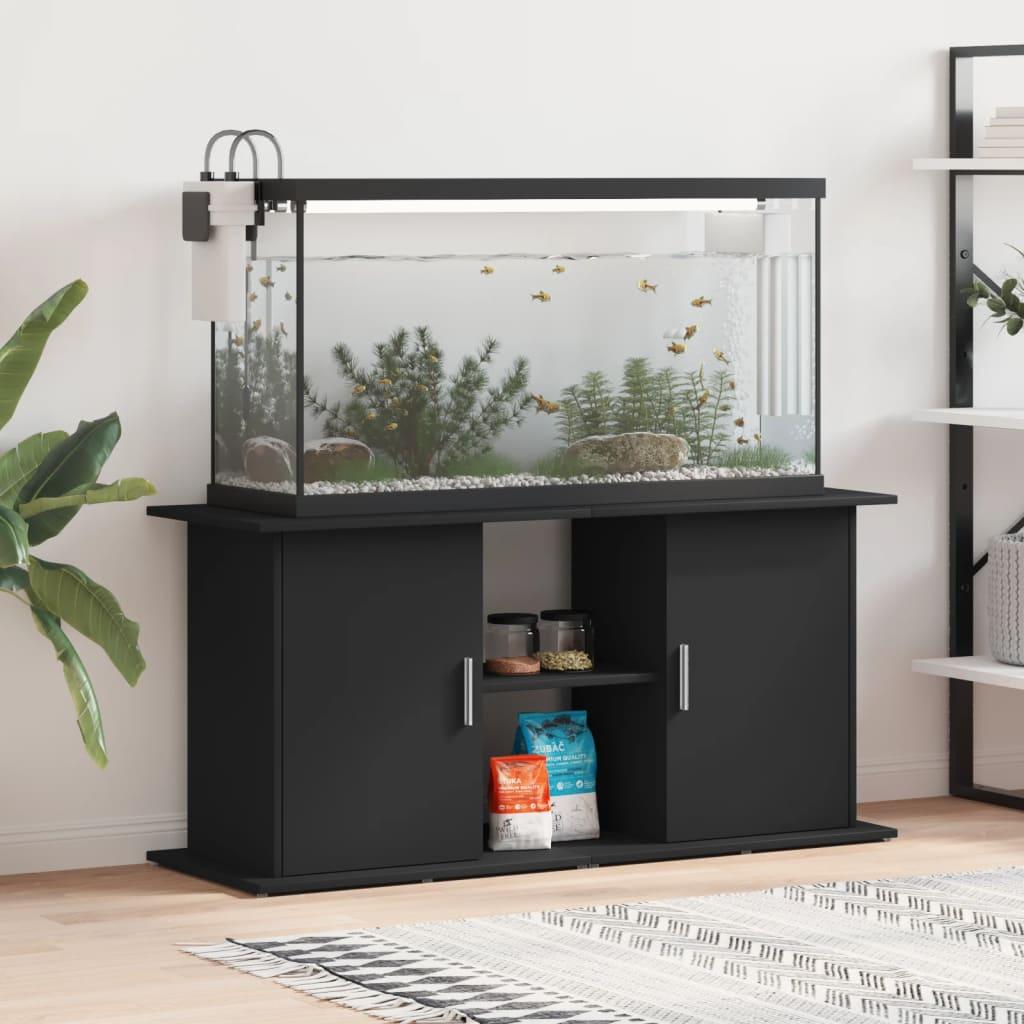 Sort Akvariebord 121x41x58 Konstrueret Træ - Boligcenter Akvarie  - 8720845418182