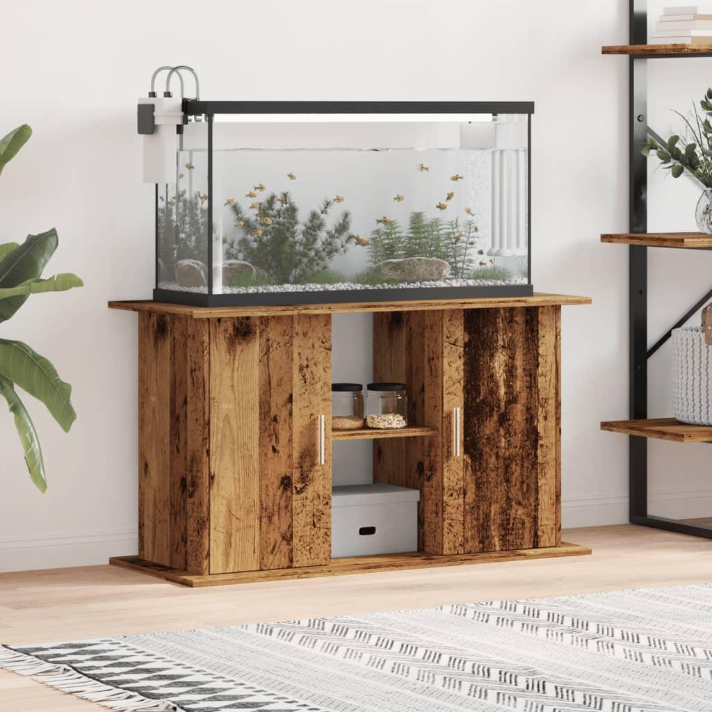 Akvariebord 101x41x58 Konstrueret Træ Antikt Trælook - Akvarie  - 8721158445278