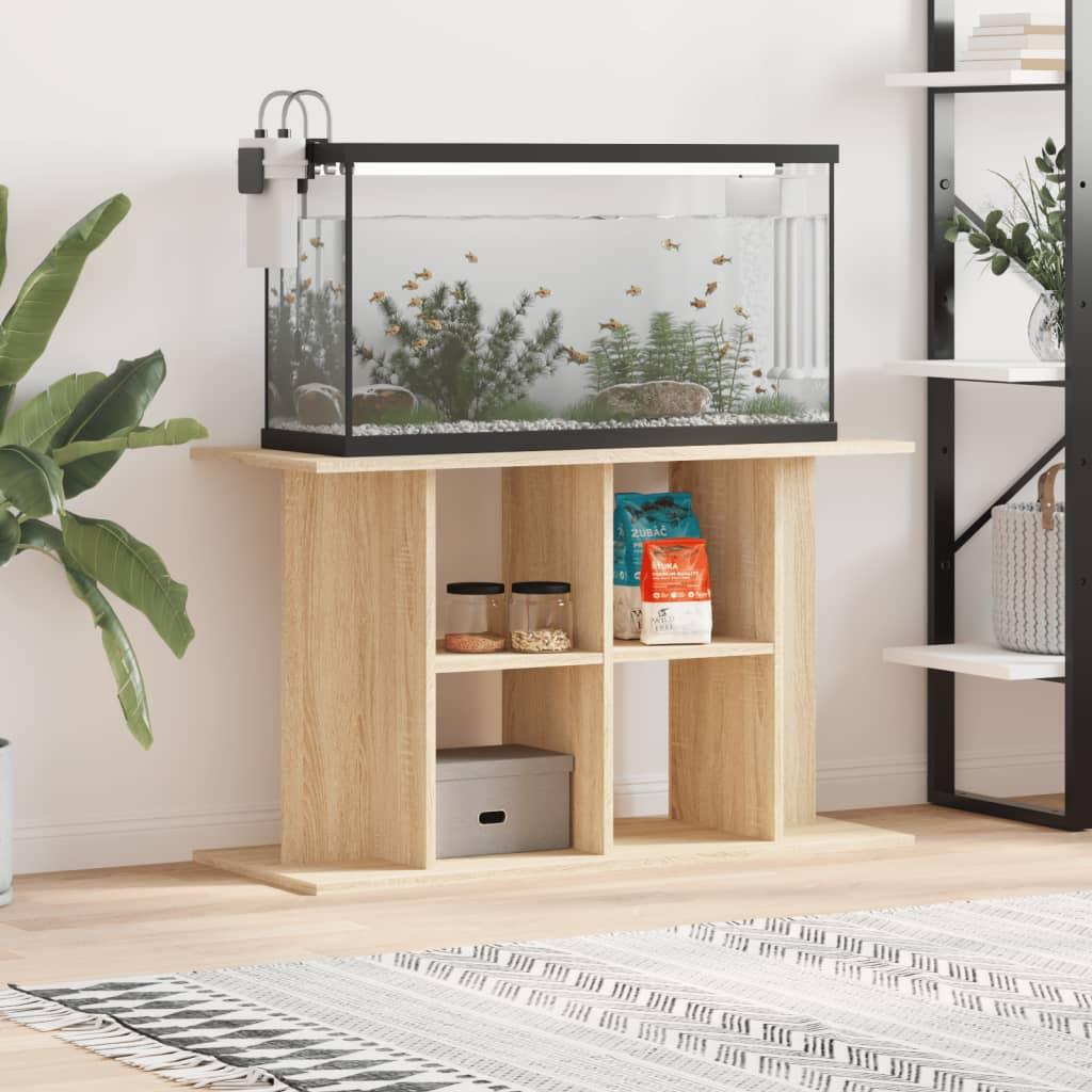 Akvariebord 100x40x60 Konstrueret Træ Sonoma - Boligcenter Akvarie  - 8720845417888
