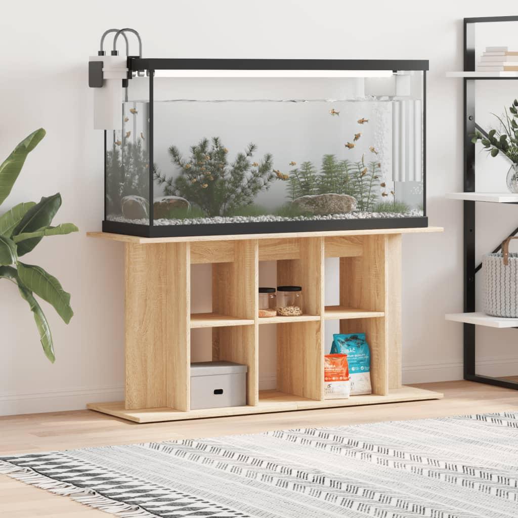 Akvariebord 120x40x60 Konstrueret Træ Sonoma - Boligcenter Akvarie  - 8720845417963