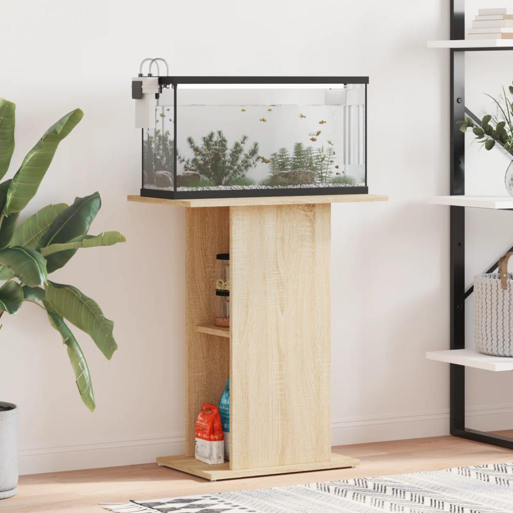 Akvariebord 5x36x72 Konstrueret Træ Sonoma - Akvarie  - 8720845418441